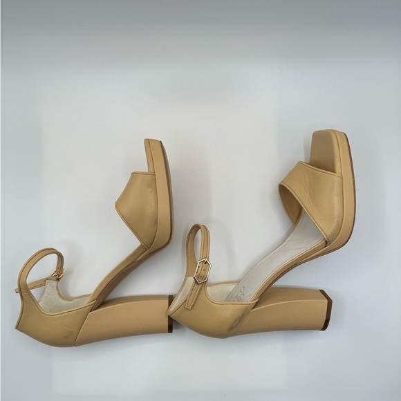 Franco Sarto Dima Cream Sandal Heels - Picture 10 of 15
